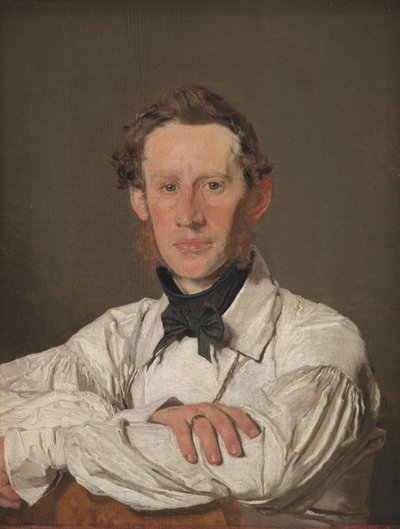 Portret malarza zwierząt Christiana Holma autorstwa Christen Købke