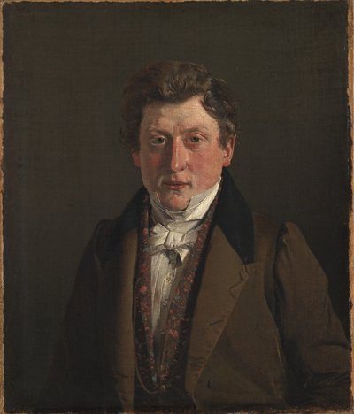 Portret kuzyna i szwagra artysty, sklepikarza Christiana Petersena autorstwa Christen Købke