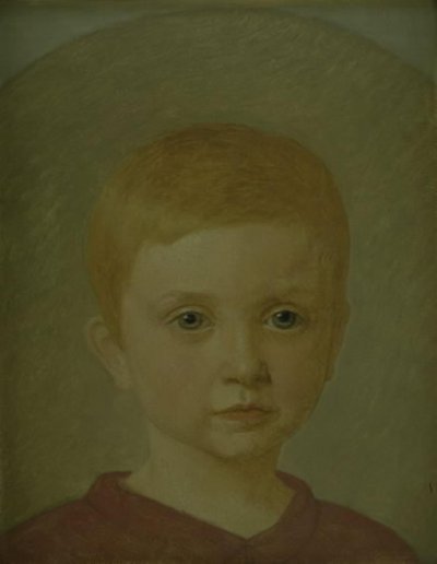 Portret niemowlęcia syna artysty Piotra autorstwa Christen Købke