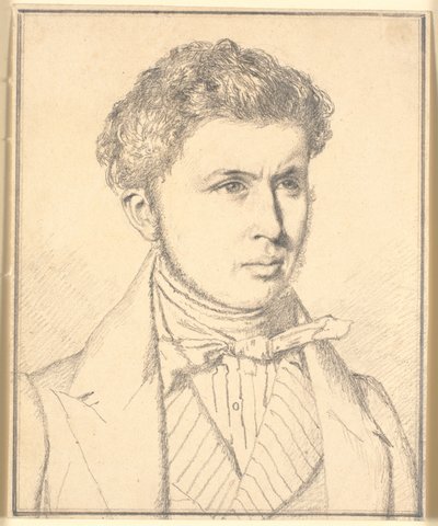 Portret brata artysty, HPN Købke (1812-39) autorstwa Christen Købke