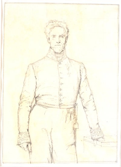 Starosta i szambelan Jens Andreas Graah (1787-1873) autorstwa Christen Købke