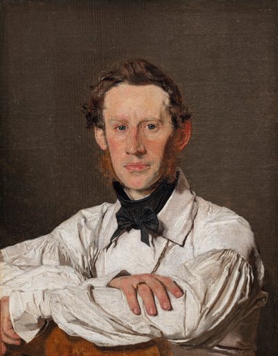 Portret malarza zwierząt Christiana Holma autorstwa Christen Købke