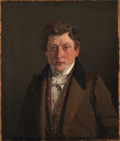 Portret kuzyna i szwagra artysty, sklepikarza Christiana Petersena autorstwa Christen Købke