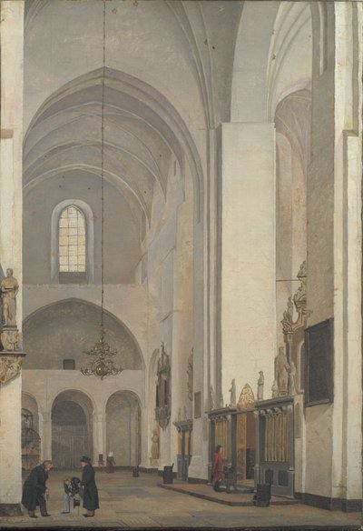 Transept katedry w Århus autorstwa Christen Købke