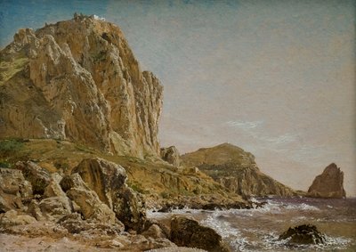 Marina Piccola, Capri autorstwa Christen Schjellerup Kobke