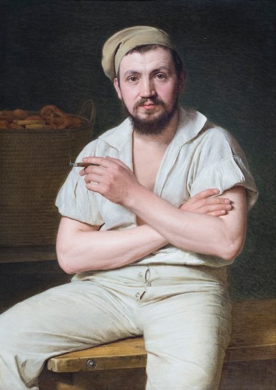 Portret Wilhelma Bendza, około 1830 (olej na płótnie) autorstwa Christen Schjellerup Kobke