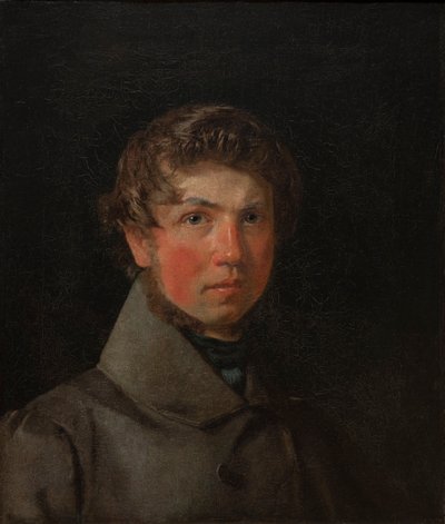 Autoportret, ok. 1833 (olej na płótnie) autorstwa Christen Schjellerup Kobke