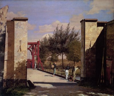 Północna Brama Cytadeli, 1834 autorstwa Christen Schjellerup Kobke