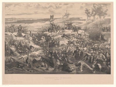 Bitwa pod Malachowem Podbój Malakoff. 8 września 1855 (tytuł na obiekcie) autorstwa Christiaan Bos