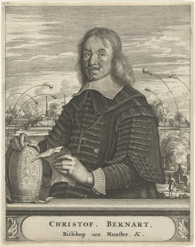 Portret Christopha Bernharda von Galena, biskupa Münster autorstwa Christiaan Hagen