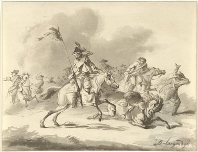 Uciekający jeźdźcy autorstwa Christiaan Josi