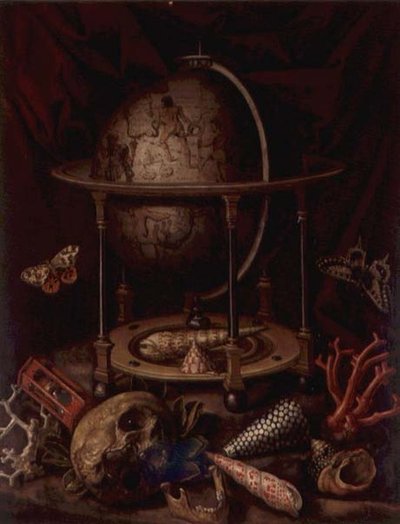 Martwa natura Vanitas (olej na płótnie) autorstwa Christiaan Luykx or Luycks