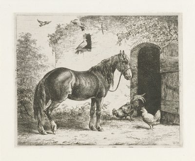 Koń z kantarem autorstwa Christiaan Wilhelmus Moorrees