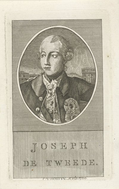 Portret Józefa II, cesarza niemieckiego autorstwa Christiaan van Houten