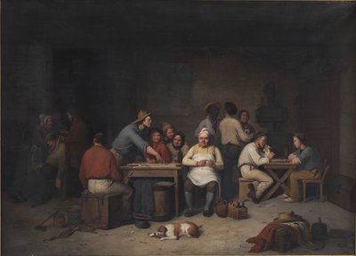 Scena w tawernie Brockensbod autorstwa Christian Andreas Schleisner