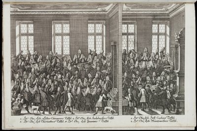 Bankiet. Festiwal na cześć cesarza Karola VI, 1712 autorstwa Christian Engelbrecht