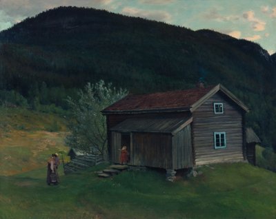 Mała farma, Eggeda autorstwa Christian Eriksen Skredsvig
