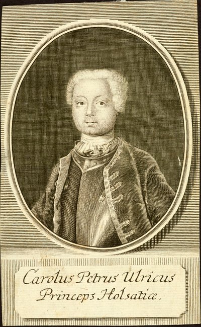Portret księcia Karola Piotra Ulricha z Holstein-Gottorp 1728-1762, 1734. autorstwa Christian Friedrich Fritzsch
