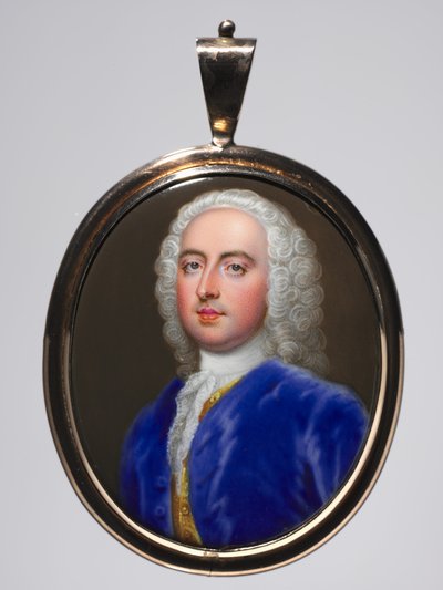 Portret mężczyzny, ok. 1735. autorstwa Christian Friedrich Zincke