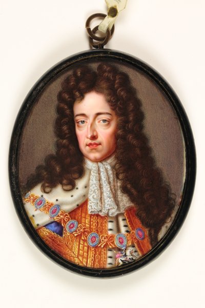 Wilhelm III (wc na welinie) autorstwa Christian Friedrich Zincke