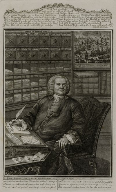 Portret Burcharda Fixena autorstwa Christian Fritzsch