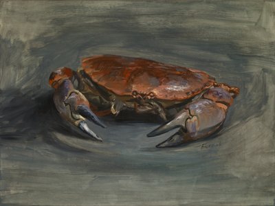 Krab, 2018 (olej na drewnianej płycie gesso) autorstwa Christian Furr