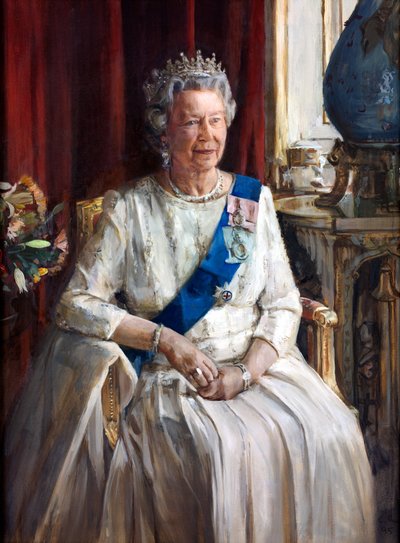 Królowa Elżbieta II autorstwa Christian Furr