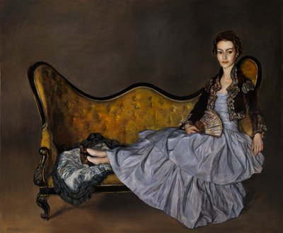 Signora de Garay (według Zuloagi) 2020 (olej na płótnie) autorstwa Christian Furr