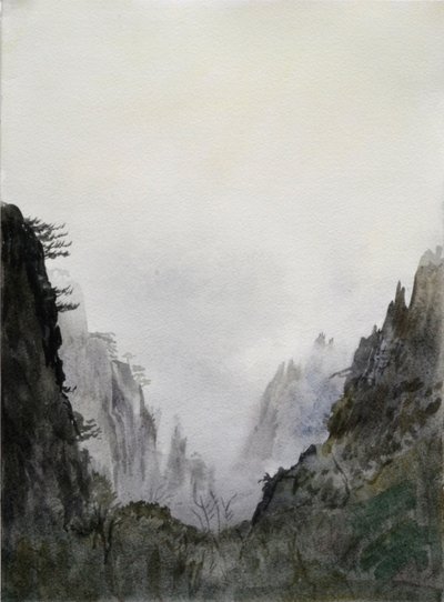 Zaczynając wierzyć, 2015 (akwarela na papierze) autorstwa Christian Furr