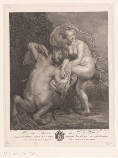 Deianeira w Nessos autorstwa Christian Gottfried Schultze