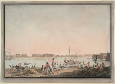 Widok Petersburga od strony Newy, 1808 autorstwa Christian Gottlieb Hammer