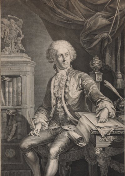 Portret księcia Aleksandra Michajłowicza Belosselsky-Belozersky 1752-1809, ostatnia ćw. XVIII w. autorstwa Christian Gottlieb Schultze