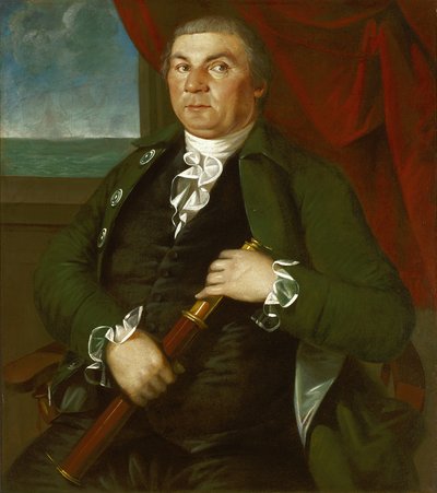 Kapitan David Coats, ok. 1775 (olej na płótnie) autorstwa Christian Gullager