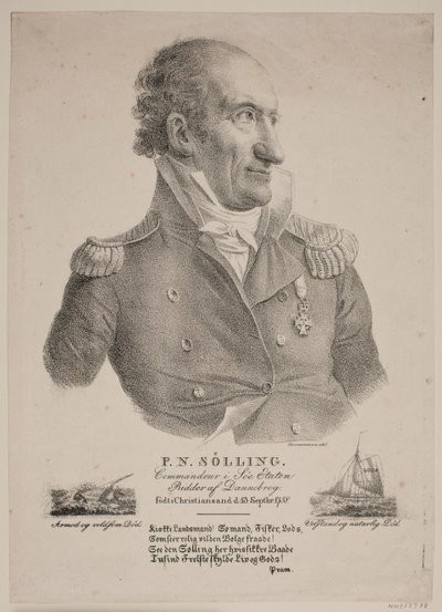Portret dowódcy Sølling autorstwa Christian Hornemann
