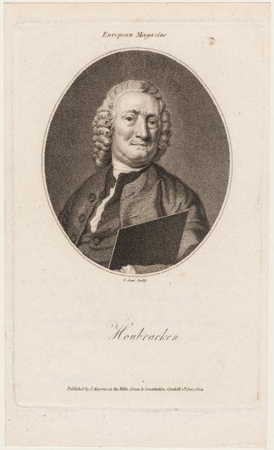 Houbraken, z "European Magazine", 1804 r. autorstwa Christian Josi
