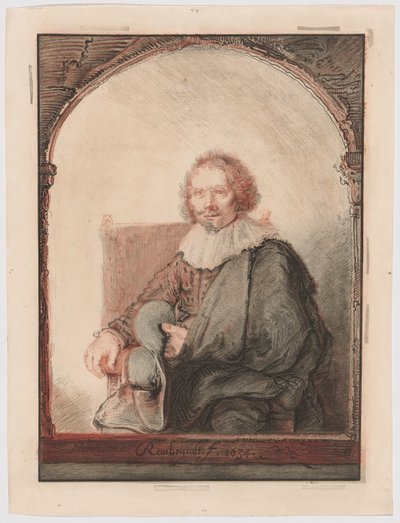 Portret mężczyzny w fotelu, z kolekcji d