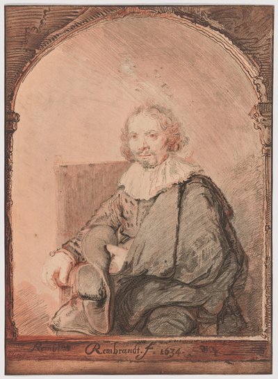 Portret mężczyzny w fotelu, z kolekcji d