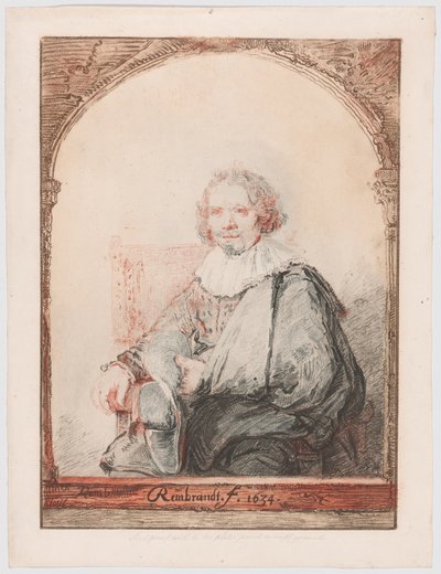 Portret mężczyzny w fotelu, z kolekcji d