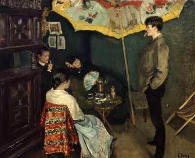 Kącik w moim studio autorstwa Christian Krohg
