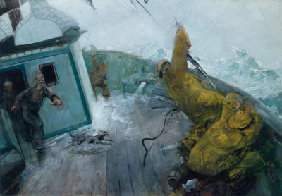 Wszyscy mężczyźni na pokładzie autorstwa Christian Krohg