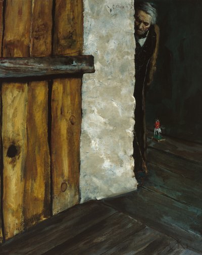 Erwartung (Dziadkowie nadchodzą) autorstwa Christian Krohg