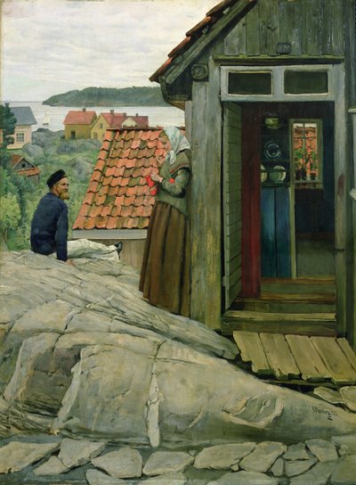 Z wybrzeża autorstwa Christian Krohg