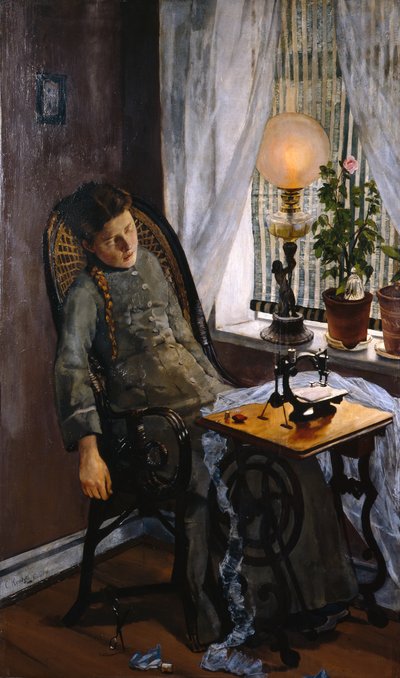 Szwaczka autorstwa Christian Krohg