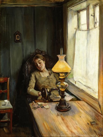 Zmęczony autorstwa Christian Krohg