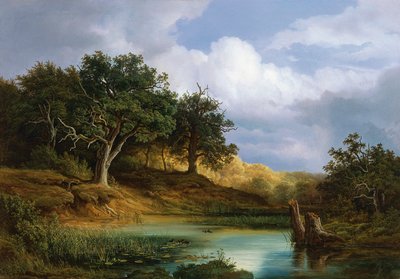 Dęby nad wodą autorstwa Christian Morgenstern
