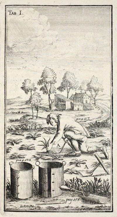 Zbiór ogrodników, wyd. Erfurt w Turyngii, 1753-55 autorstwa Christian Reicharts