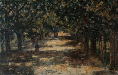 Kastanienallee do Belvedere autorstwa Christian Rohlfs