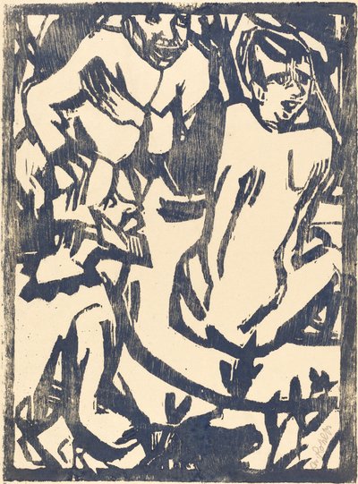 Zuzanna i starsi, 19161917. autorstwa Christian Rohlfs