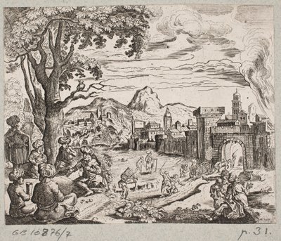 Ilustracja do Adama Oleariusa, „Perski Rosenthal genialnego poety Schicha Saadi […]”, Szlezwik 1660 autorstwa Christian Rothgiesser