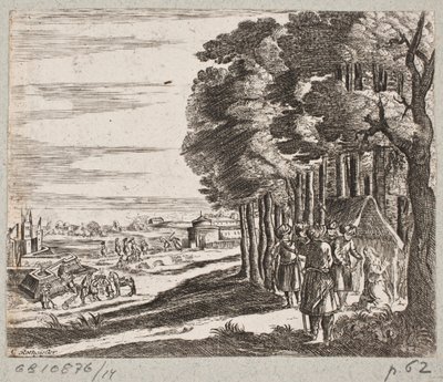 Ilustracja do Adama Oleariusa, „Perski Rosenthal genialnego poety Schicha Saadi […]”, Szlezwik 1660 autorstwa Christian Rothgiesser